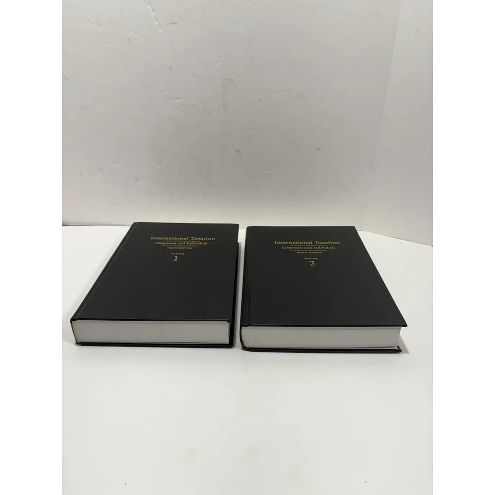 International Taxation Corporate Individual 9th Ed Carolina Pres Vol 1 & 2 Books